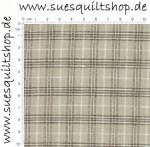 Baumwoll-Leinen Webkaro taupe natur 145 cm breit 