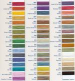 FARBKARTE Maschinenquiltgarn King Tut mit allen 136 Farben