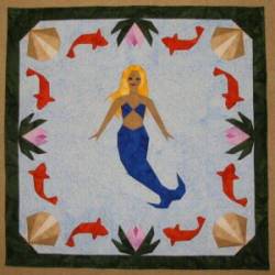 PDF Anleitung Meerjungfrau (Mermaid) ca. 55,8 x 55,8 cm 