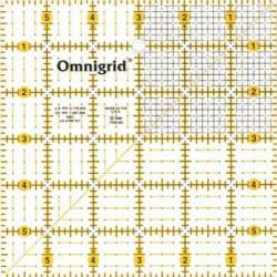 Omnigrid Lineal   6x6 inch mit Karoraster