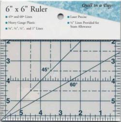 Square Up Ruler  6x6 INCH Bias Square