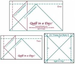 Flying Geese Lineale Victory Quilts Mini Ruler Set