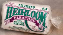 Hobbs Heirloom 100% Bleached Cotton WEISS  Queen Size 90x108 inch