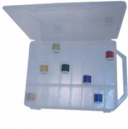 Große Box für Garnrollen 2 x 23 Fächer