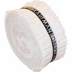 Kona Cotton Roll Up 2-1/2in Strips Roll Up Kona Solids SNOW