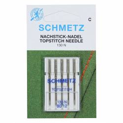 Schmetz Nähmaschinennadeln Topstitch  #80 5er Pack