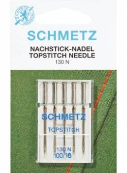 Schmetz Nähmaschinennadeln Topstitch #100 5er Pack