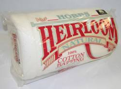 Hobbs Heirloom Natural 100% Cotton Batting NATUR Queen Size 90x108 inch
