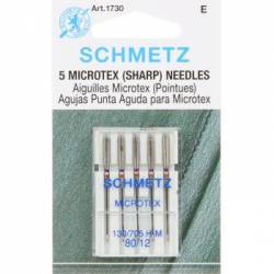 Schmetz Nähmaschinennadeln Microtex #80 Sharp Needle