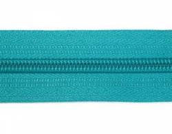 Endlosreißverschluß 5 mm Schiene Fb. 078 türkis - OHNE Zipper!!!  