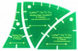 Acrylschablonen Slit N Sew Winding Ways
