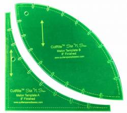 Acrylschablonen Slit N Sew 8 inch Melon Template Set