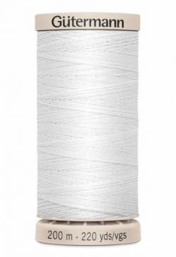 Gütermann Handquiltgarn 100% Baumwolle 200 m Fb. 5709 weiss