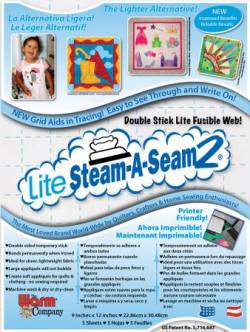 Steam-A-Seam 2 *LITE* ---- 9x12 inch, 5er Pack 