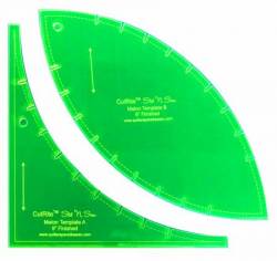 Acrylschablonen Slit N Sew 9 inch Melon Template Set 