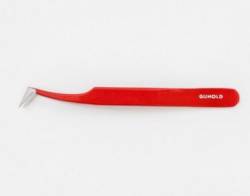 Gunold Tweezers Pinzette spitz, rot 11,5cm