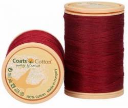 Coats Cotton Baumwollnähgarn 50/3-fach, 450 m, Fb. 8716 dunkelrot