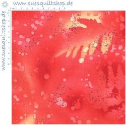 Benartex Fossil Fern Spice, gedecktes rot mit etwas ocker