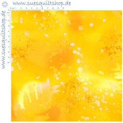 Benartex Fossil Fern Golden Glow, gelborange