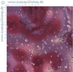 Benartex Fossil Fern Garnet rose violett