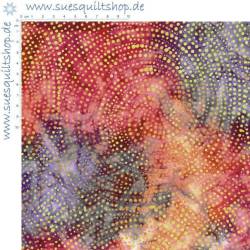 Benartex Merlot Dotty Spiral Batik Rückseitenstoff überbreit