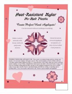 Heat Resistant Mylar Template Sheet Schablonenmaterial