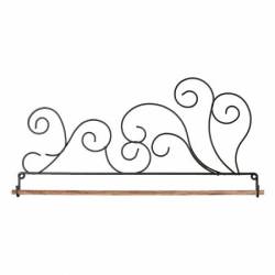 Drahthänger Classic Curl 22 inch Split Bottom Gray Grey grau