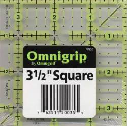 Omnigrip Antirutsch-Lineal   3.5x3.5 inch