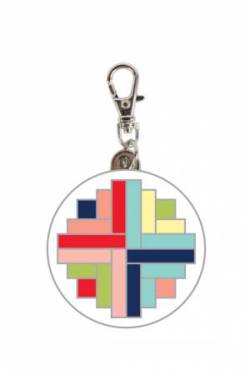 Anhänger Quilt Charm Good Times Log Cabin 