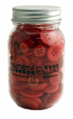 Knopfsortiment rot: Big Apple Buttons