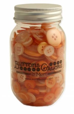 Knopfsortiment orange: Sweet Mango Buttons   