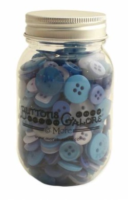 Knopfsortiment blau: Open Seas Buttons  