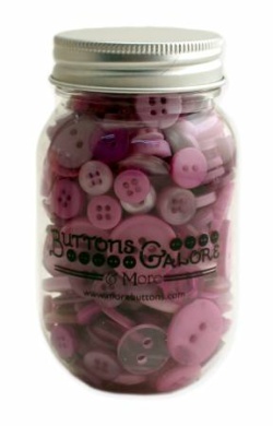 Knopfsortiment violett: Sour Grapes Buttons 
