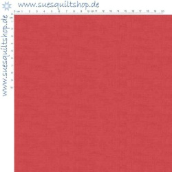 Makower Linen Texture  Red Leinenstruktur rot
