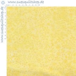 Hoffman Batik Blümchen gelb