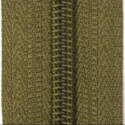 Endlosreißverschluß 3 mm Schiene Fb. 084 olivgrün - OHNE ZIPPER!! 