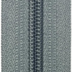 Endlosreißverschluß 3 mm Schiene Fb. 087 mausgrau - OHNE Zipper!!! 