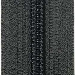 Endlosreißverschluß 3 mm Schiene Fb. 088 dunkelgrau - OHNE Zipper!!! 