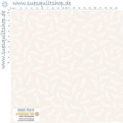 Stof Basics Neutral Notes Branches white on white Zweige weiss