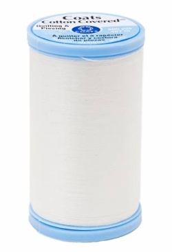 Coats Cotton Covered Quiltgarn ca. 457 m, Fb. 0150 Winter White