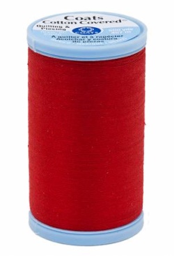 Coats Cotton Covered Quiltgarn ca. 457 m, Fb. 2250 Red