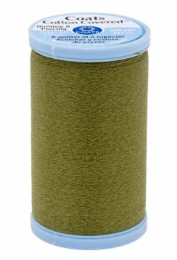 Coats Cotton Covered Quiltgarn ca. 457 m, Fb. 6340 Olive