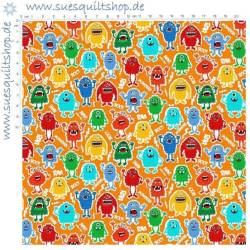 Makower Monster Mash Monsters orange