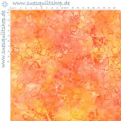 Timeless Treasures Tonga Batik Papaya orange