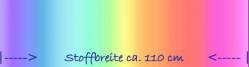 Makower Rainbow Ombre Farbverlauf Regenbogen pastell - super für Binding!