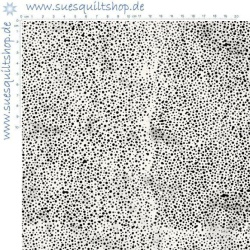 Hoffman Bali Dots Chalk schwarz weiss