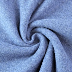 Fleece 100% Baumwolle, 150 cm breit, dunkle jeans