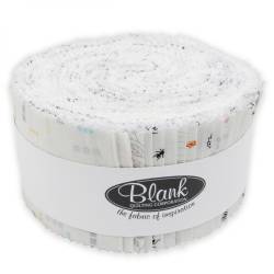 Blank Textiles Lower The Volume Jelly Roll, 42 Streifen