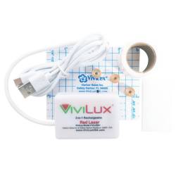ViviLux 3 In 1 Rechargeable Laser System mit Klettband-Befestigung, rot oder grün