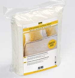 Freudenberg Volumenvlies Cotton 276 rohweiss, Queen Size ca. 220 x 270 cm